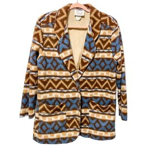 Vintage Western Aztec Style Blazer Size Medium